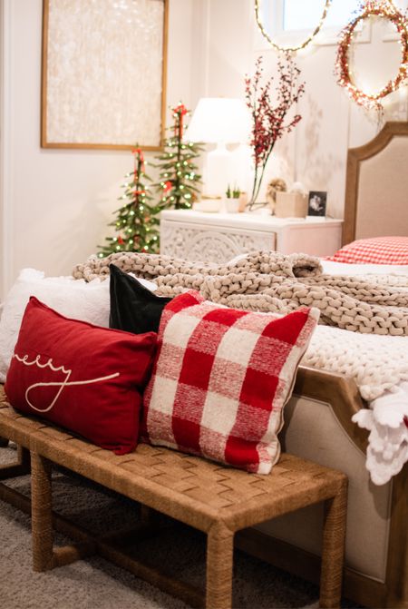 So much cozy Christmas texture in one corner! ❤️ 

#LTKHoliday #LTKhome #LTKSeasonal