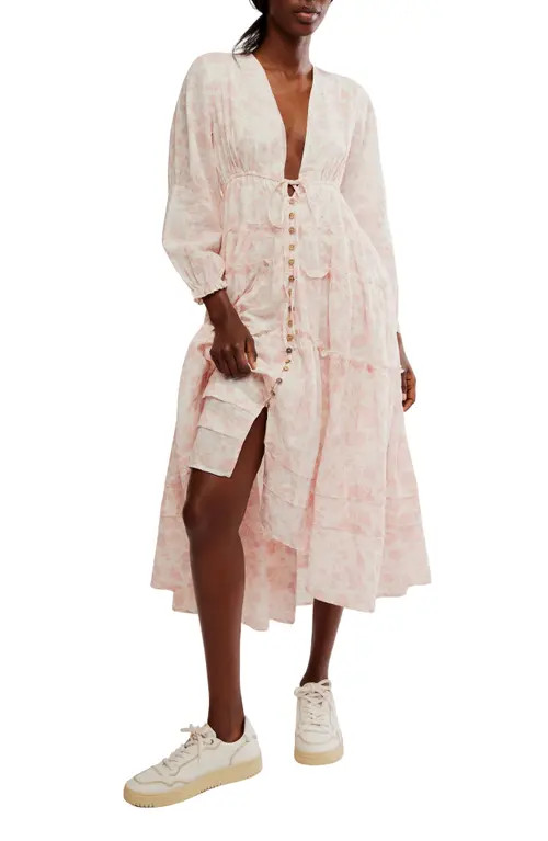 Free People Pappiet Midi Dress in Femme Combo at Nordstrom, Size X-Small | Nordstrom
