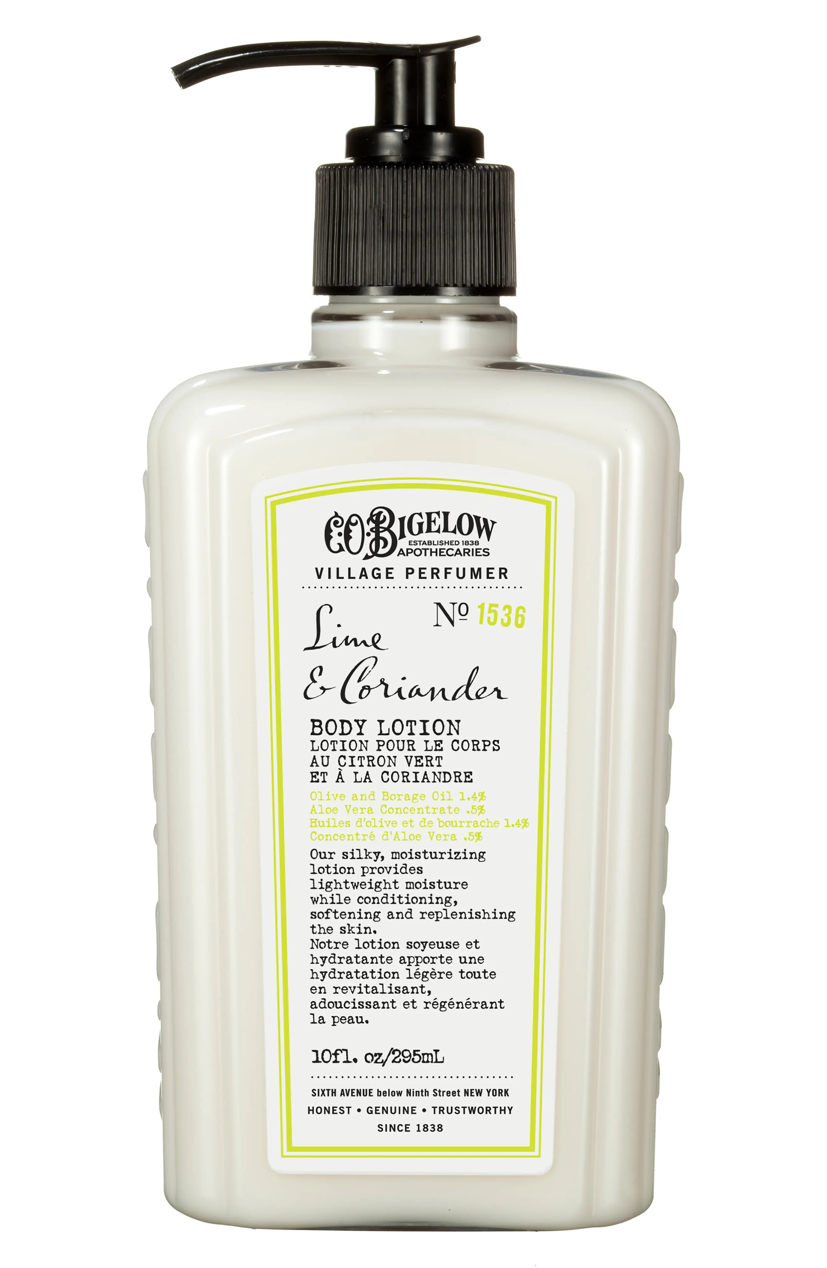 C.O. Bigelow Lime & Coriander Body Lotion at Nordstrom, Size 10 Oz | Nordstrom