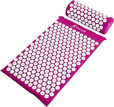 ProsourceFit Acupressure Mat and Pillow Set for Back/Neck Pain Relief and Muscle Relaxation | Amazon (US)