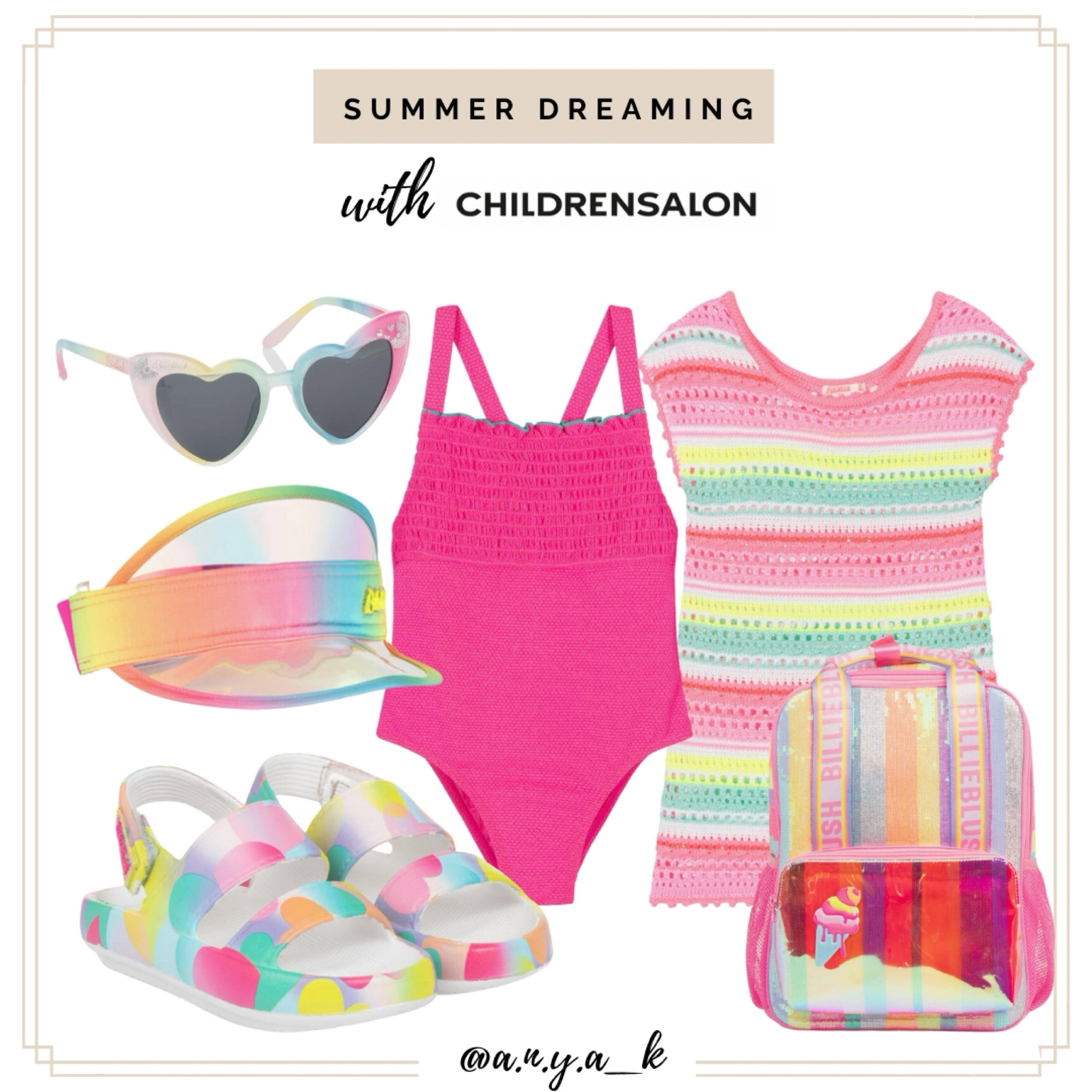 🌈☀️ Pool days and summer adventures call for bright colors and fun accessories! 💖✨ Loving this vibrant @billieblush look! #LTKkids #SummerStyle #ChildrensFashion

#LTKStyleTip #LTKKids #LTKFamily