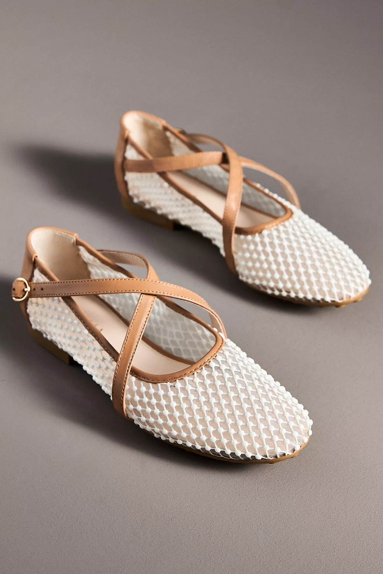 Cecelia New York Mercy Mesh Ballet Flats | Anthropologie (US)