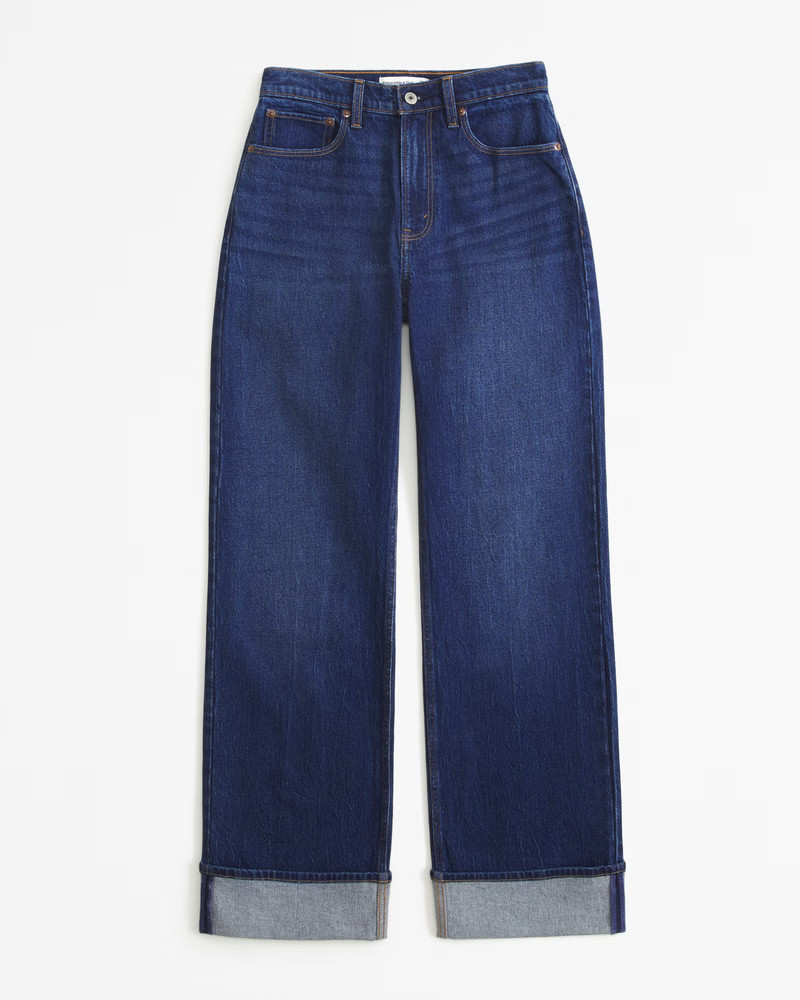 Women's Curve Love High Rise 90s Relaxed Jean | Women's Bottoms | Abercrombie.com | Abercrombie & Fitch (US)