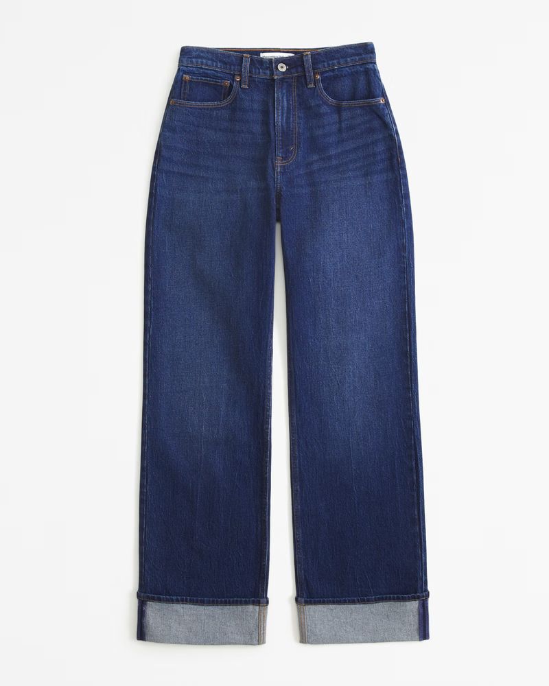 Curve Love High Rise 90s Relaxed Jean | Abercrombie & Fitch (US)