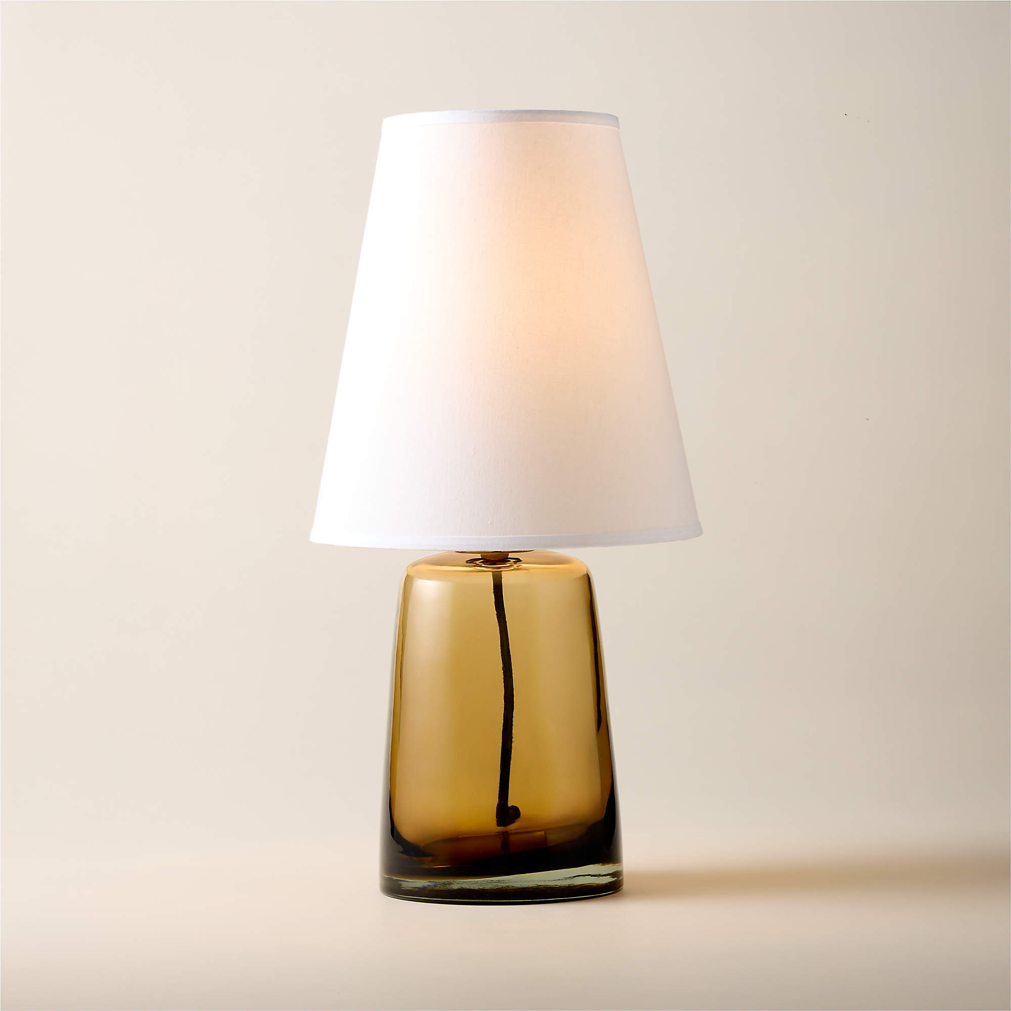 Arie Amber Glass Table Lamp | CB2 | CB2