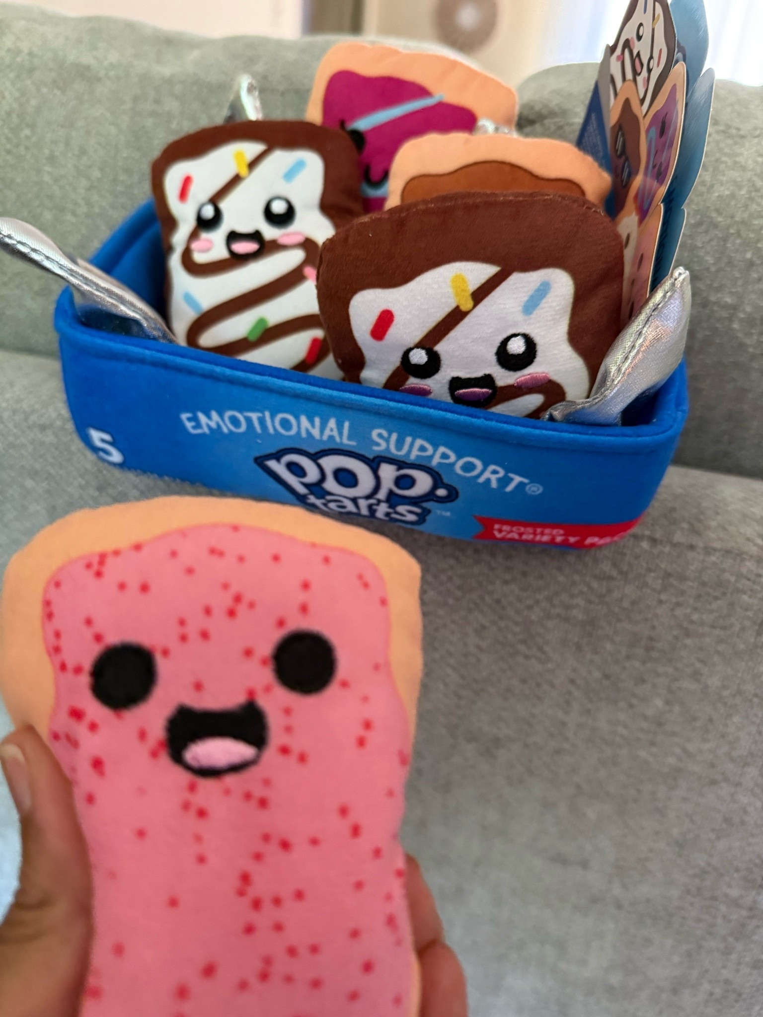 These Pop-Tarts Emotional Support Plushies are officially the cutest thing on my couch 🩷✨ Tiny, soft, nostalgic, and giving all the cozy serotonin vibes. Obsessed with the frosted strawberry one 🍓 Perfect for collectors, cute room decor, gift ideas, and anyone who loves kawaii snacks + plushies! #PopTartsPartner #CuteFinds

Pop-Tarts plushies, emotional support plushies, kawaii plush toys, cute collectible plush, frosted strawberry pop tart plush, nostalgic snacks, cozy room decor, cute aesthetic finds, plushie collection, viral plushies, fun gift ideas, snack plush toys, cute couch decor, adorable stuffed toys, TikTok viral finds, LTK finds, collectible toys, cozy aesthetic, cute home accessories, pop tarts merch

#PopTarts #Plushies #Kawaii #CuteFinds #LTKFinds #Collectibles #CozyVibes #CuteDecor #SnackCore #PopTartsPlush #AestheticFinds #GiftIdeas #TikTokFinds #HomeDecor #StuffedAnimals

#LTKKids #LTKSaleAlert #LTKBaby