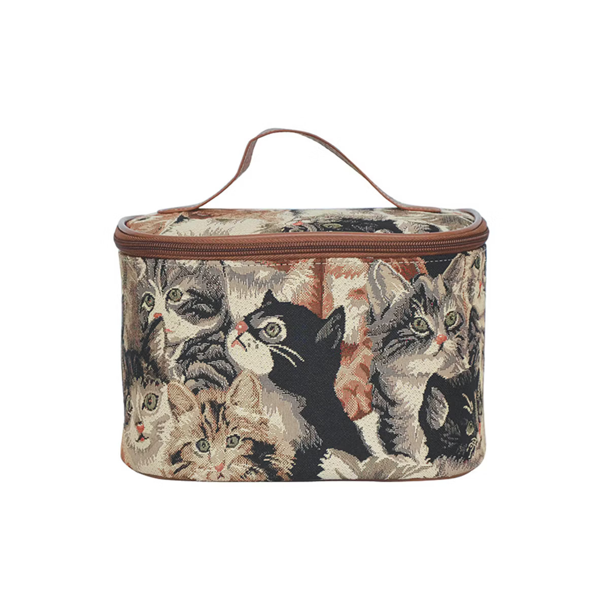 Signare USA Cat Brown Toiletry Vanity Bag | Target