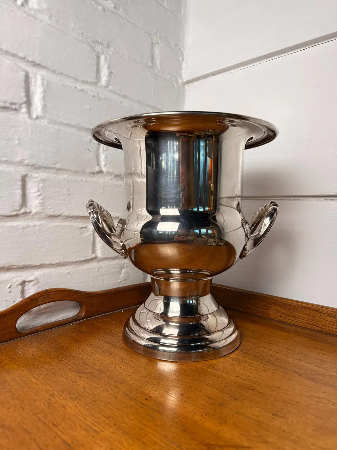 Vintage Leonard Silver - Silver Plate Champagne Ice Bucket With Handles - Etsy | Etsy (US)