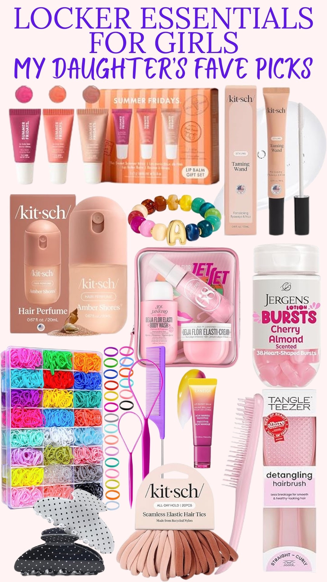 Locker and backpack essentials for girls for school

#LTKKids