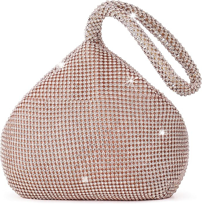BABEYOND Women's Sparkly Clutch Evening Bags Glitter Rhinestone Triangle Purse for 1920s Party Pr... | Amazon (US)