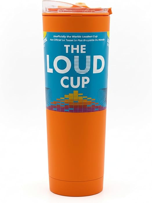 The LoudCup Blow Horn Tumbler, Cheer & Sip 2-in-1 Reusable Water Bottle with Built-In Horn for Sp... | Amazon (US)