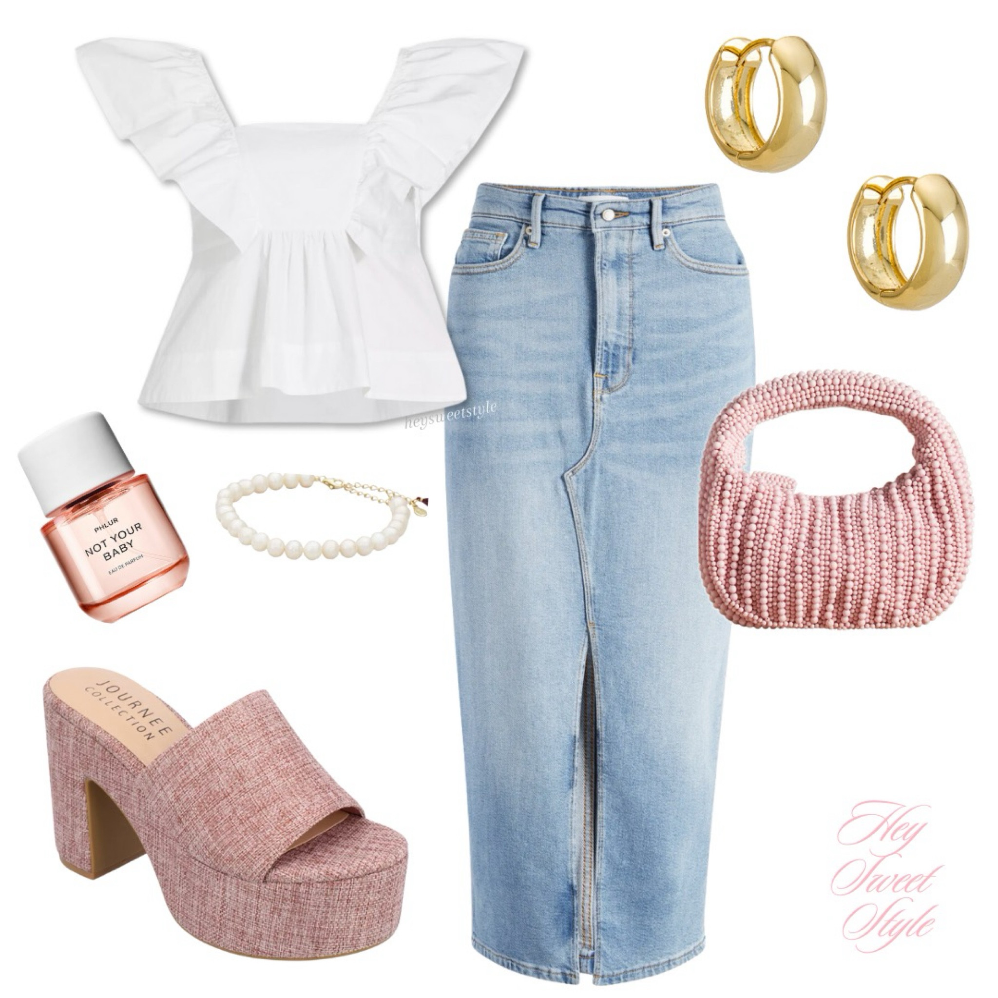 Pop of pink outfit for spring 🌸 

#LTKstyletip #LTKSeasonal #LTKfindsunder100