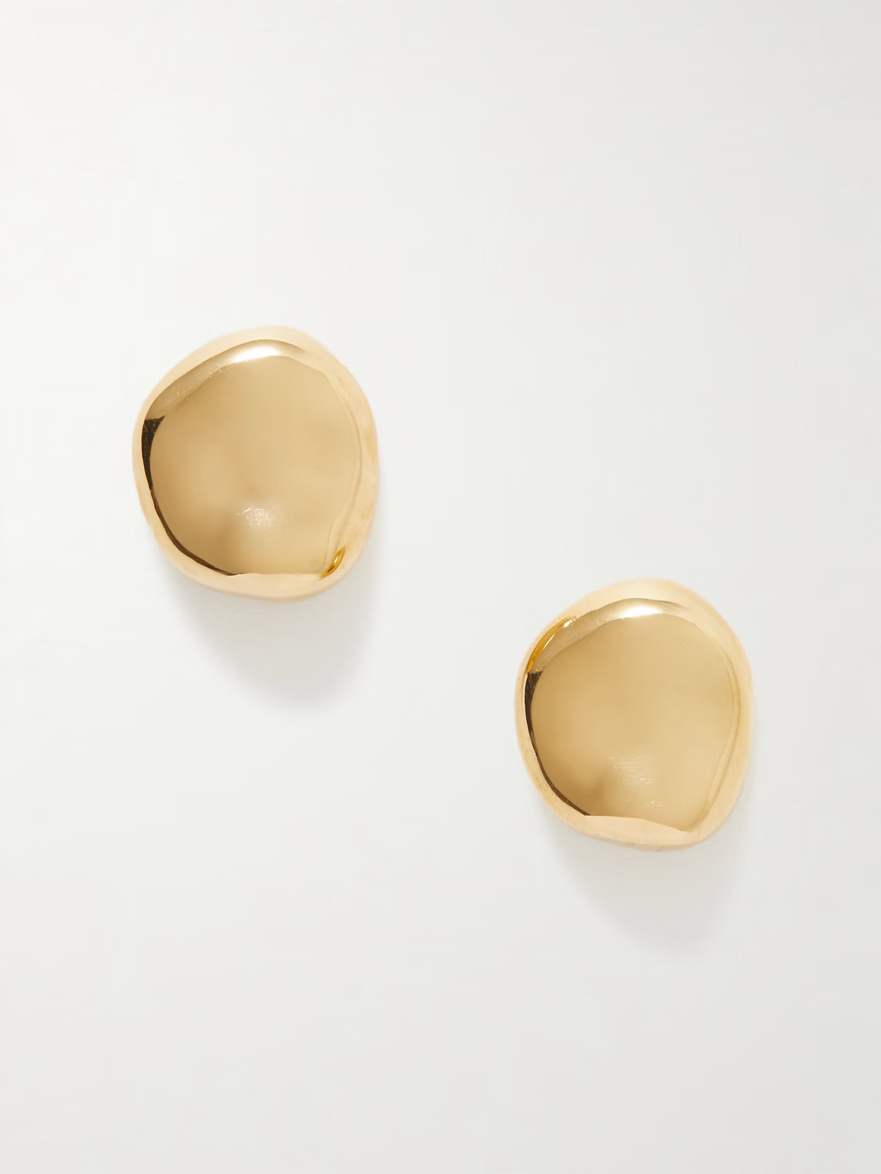 AGMES - Gia Small Recycled Gold Vermeil Earrings - One size | NET-A-PORTER (UK & EU)