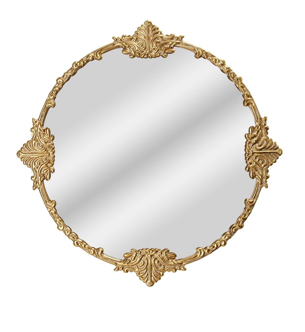 Beautiful Round Ornate Gold Frame Mirror 24" by Drew Barrymore!

#LTKFindsUnder100 #LTKHome #LTKStyleTip