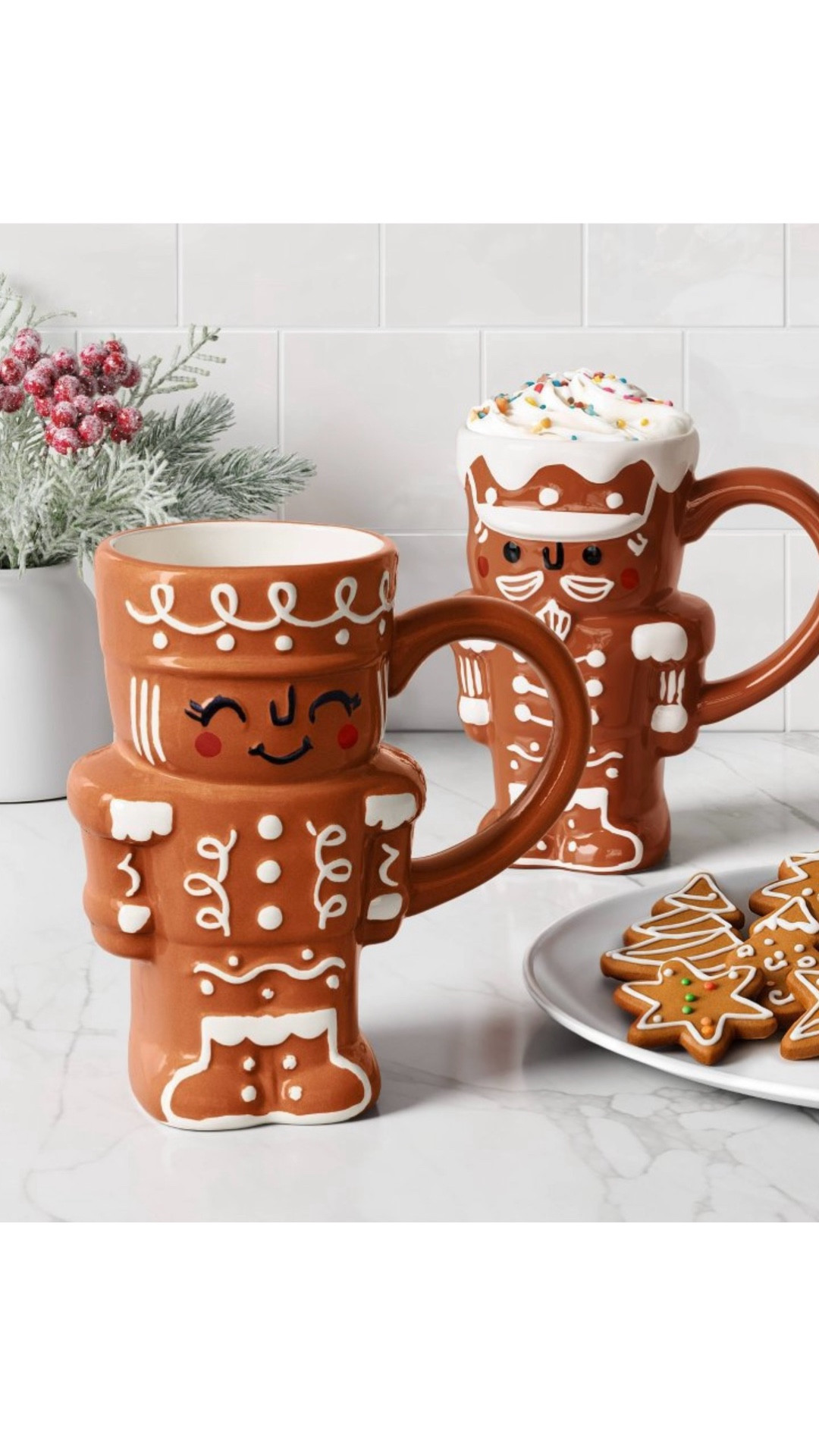 Ran into the cutest Christmas mugs at Target today and could not leave them behind 🎄🍪☕️ At just $5, they’re perfect for building a whole matching set, gifting to teachers + neighbors, or adding a little festive cheer to your morning coffee. Linking them for you — run, don’t walk! 🤎✨

#holidayhome
#targetfinds
#christmaskitchen
#christmasmugs
#gingerbreadseason
#holidayhostess
#giftonabudget
#stockingstuffers
#holidaygifts
#cozychristmas
#ltkholiday
#ltkhome
#christmasdecor
#targetholiday
#holidayfavorites
#christmascoffeebar
#holidaystyleinspo
#festiveseason
#affordablegifts
#targetdeal

#LTKSeasonal #LTKHoliday #LTKGiftGuide