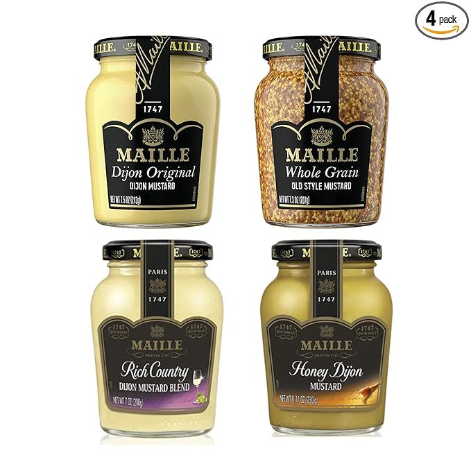 Maille Mustard Variety Pack 7 Oz, 4 Count | Amazon (US)
