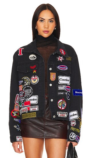 Caitlin Jacket in Black | Revolve Clothing (Global)