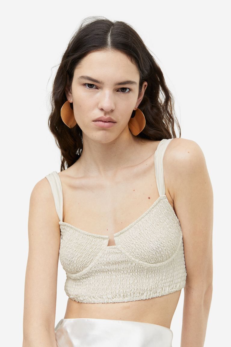 Smocked Crop Top | H&M (US + CA)