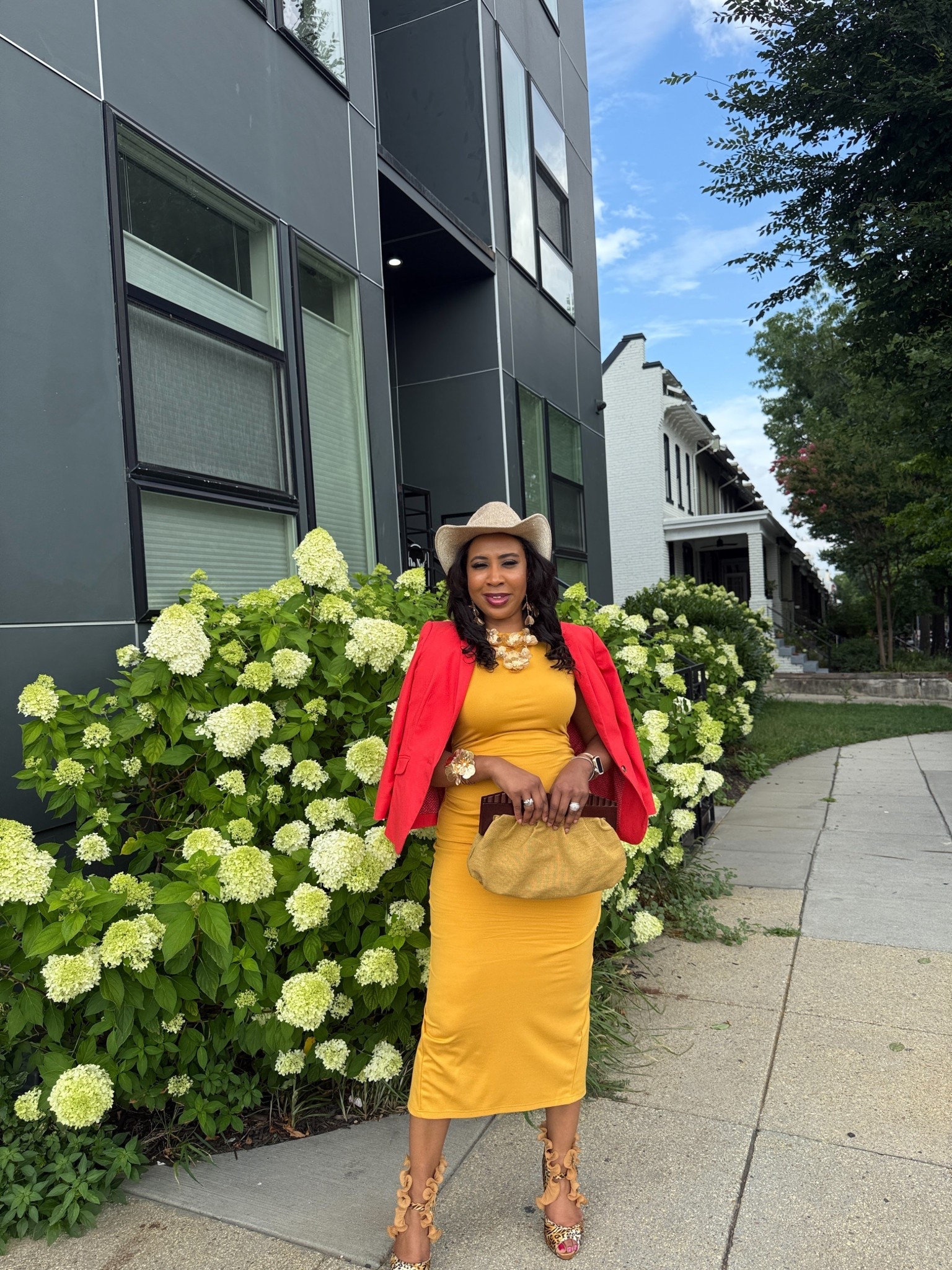 Summer fashion done right ☀️💛 This yellow maxi dress + tangerine blazer combo is giving bold + bright, and I’m obsessed. Finished the look with fun animal print heels for that extra pop! All part of my Prime Day Picks 🛍️🧡 #AmazonFinds #PrimeDayStyle #PrimeDay2025

#LTKFindsUnder50 #LTKU #LTKSaleAlert