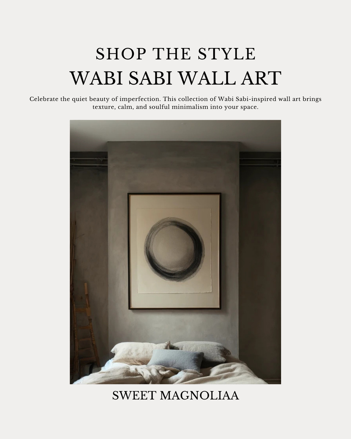 Celebrate the quiet beauty of imperfection. This collection of Wabi Sabi-inspired wall art brings texture, calm, and soulful minimalism into your space. From hand-brushed circles to raw-edge canvases, each piece evokes stillness and presence. Perfect for grounding your home with intentional simplicity, natural tones, and serene energy.

 

 #LTKHome