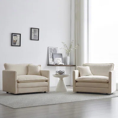 Set of 2 Upholstered Armchairs | Wayfair North America