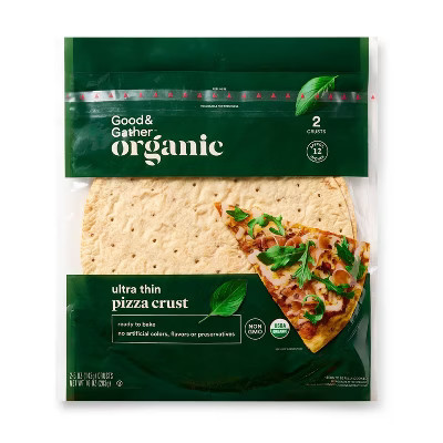 Organic Ultra-Thin Pizza Crust - 10oz/2pk - Good & Gather™ | Target