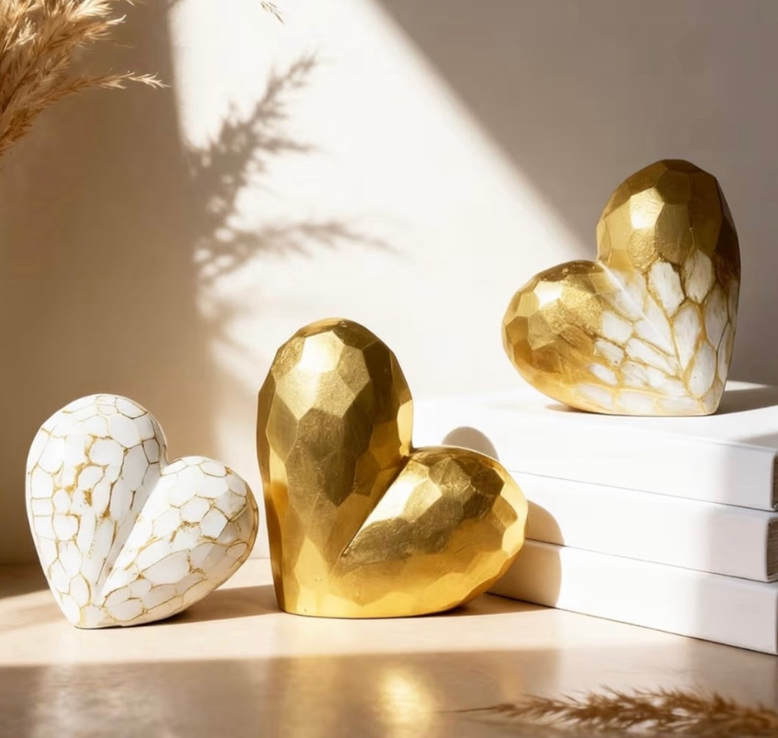 Valentines decor. Gold hearts  

#LTKFindsUnder50 #LTKHome
