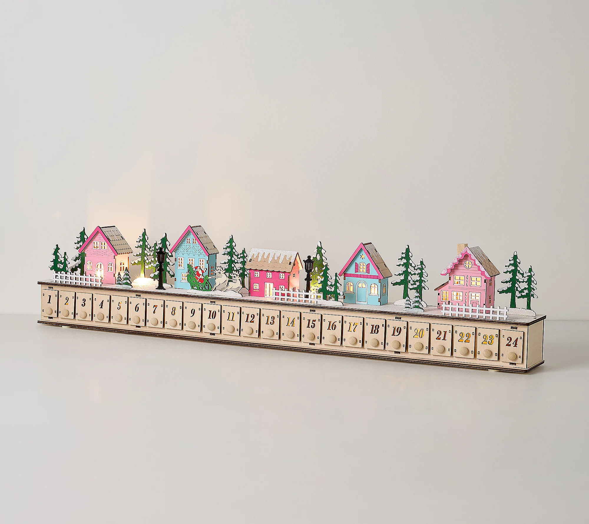 Home Reflections Christmas Village Advent Calen ar | QVC