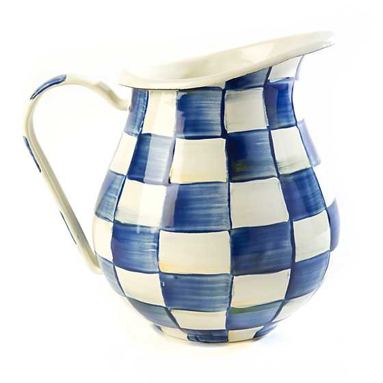 Royal Check Enamel Pitcher | MacKenzie-Childs