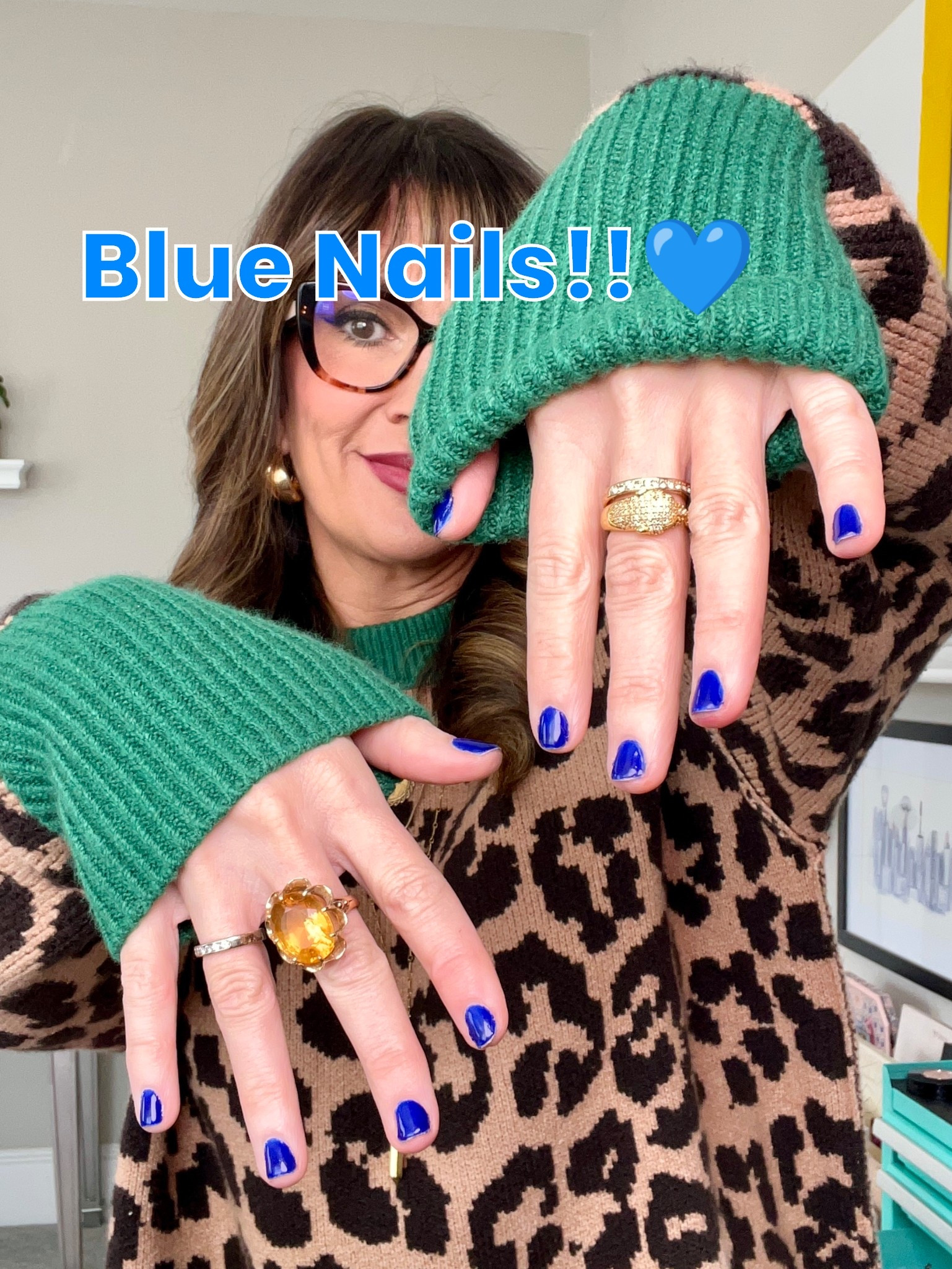 Loving BLUE nail polish right now. 💙🩵 

#LTKBeauty #LTKValentine #LTKgrwm