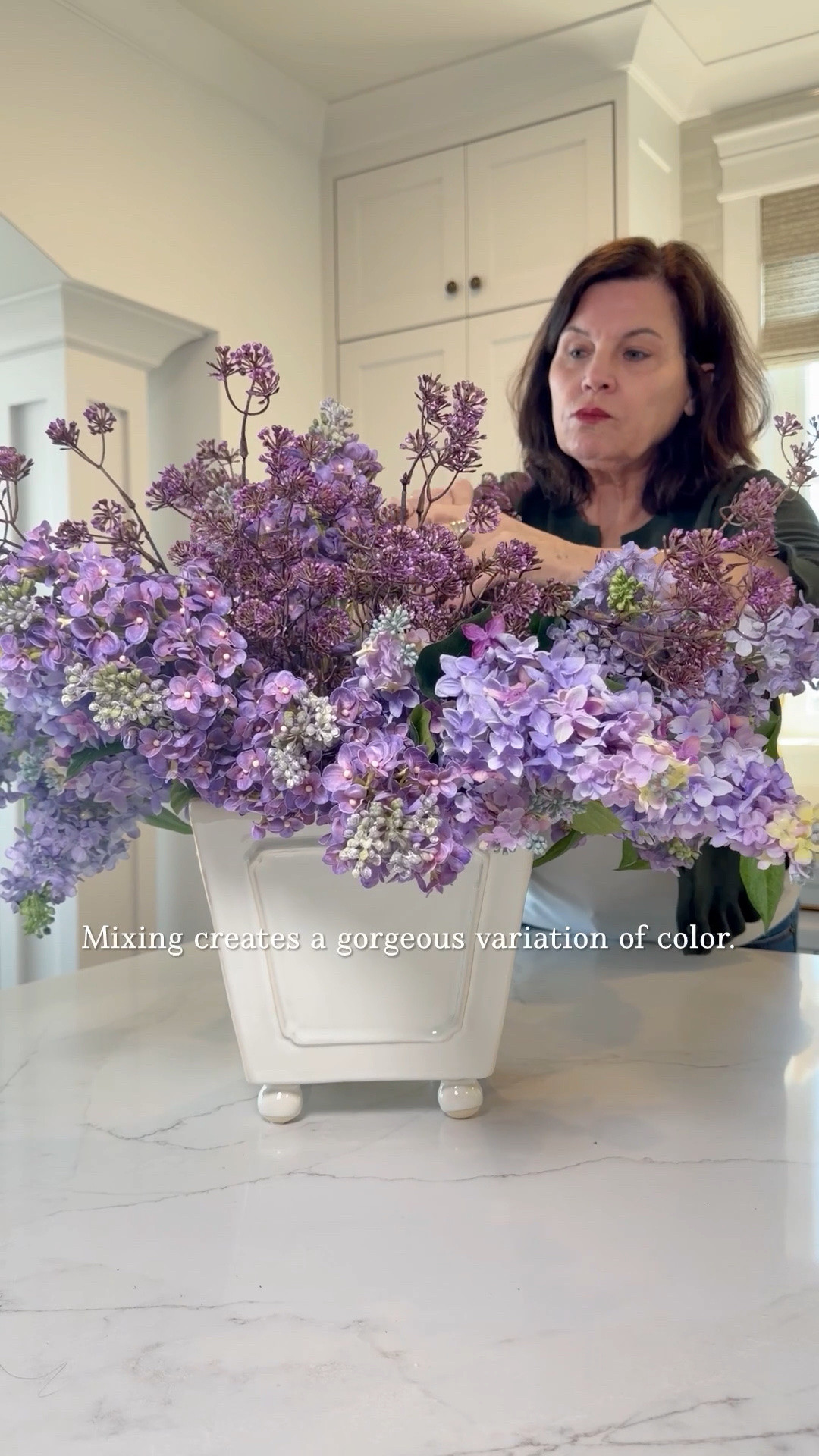 Yes, mix your lilacs! I found the prettiest vases for spring and summer blooms! How pretty are lilacs in these?! I have 9 or 10 stems in my vase. I like mixing two or three different ones, sometimes a few designer stems with budget friendly. 

 #LTKSeasonal #LTKHome #LTKSaleAlert
