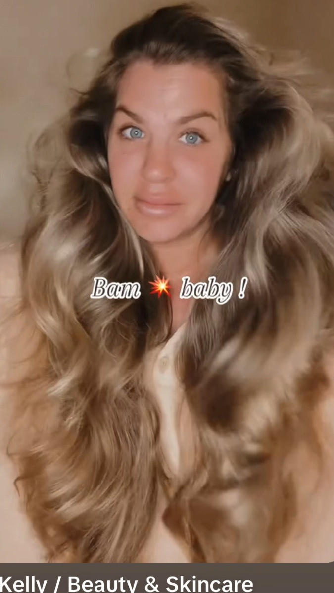 HEATLESS HAIR !! LOOK AT THAT VOLUME !!!!!  All thanks to my SLEEPY TIE ! Promise you it’s worth it !! I’m using the size medium !!! #hair #hairstyle #hairgrowth #longhair #volume #longhairdontcare 

#LTKWatchNow #LTKBeauty #LTKMostLoved