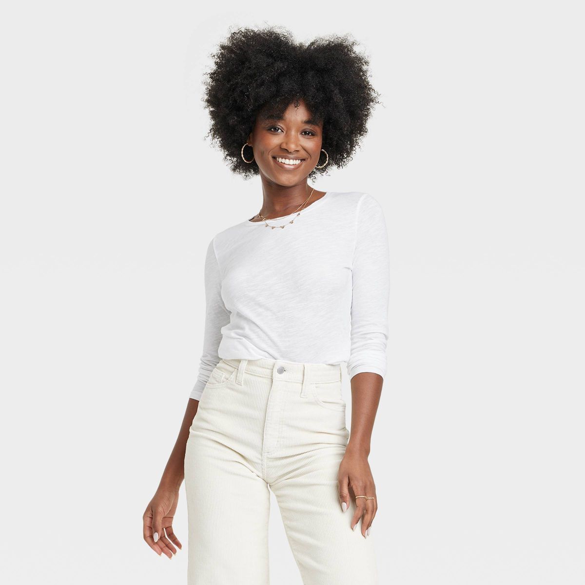 Women's Slim Fit Long Sleeve T-Shirt - Universal Thread™ | Target