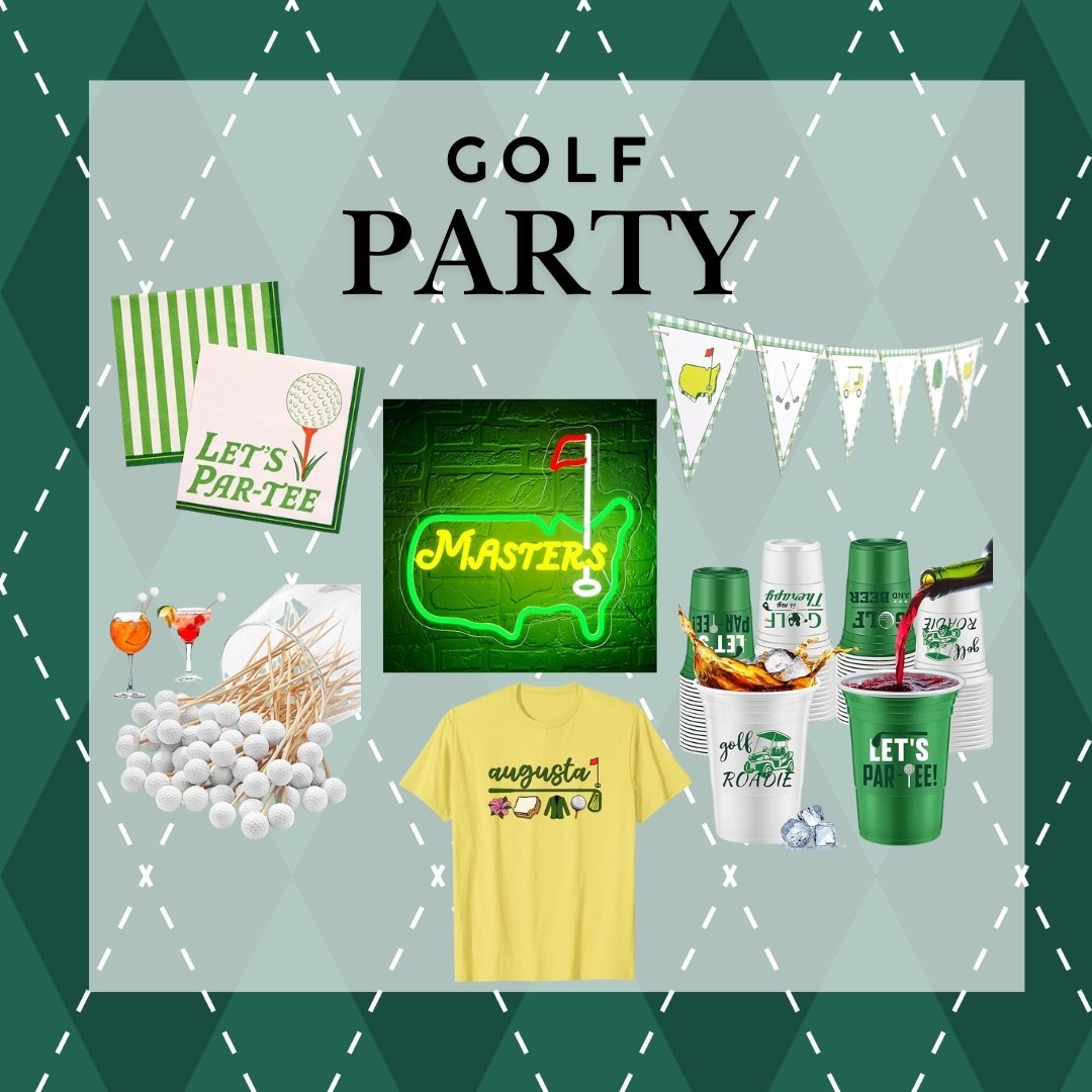 Host the ultimate masters party! ￼#augusta #masters #golf #party 

#LTKSaleAlert #LTKSeasonal #LTKFestival