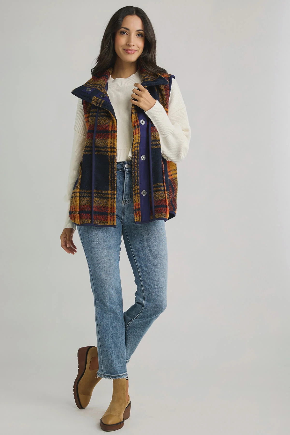 Free People Wrapped Up Blanket Vest | Social Threads