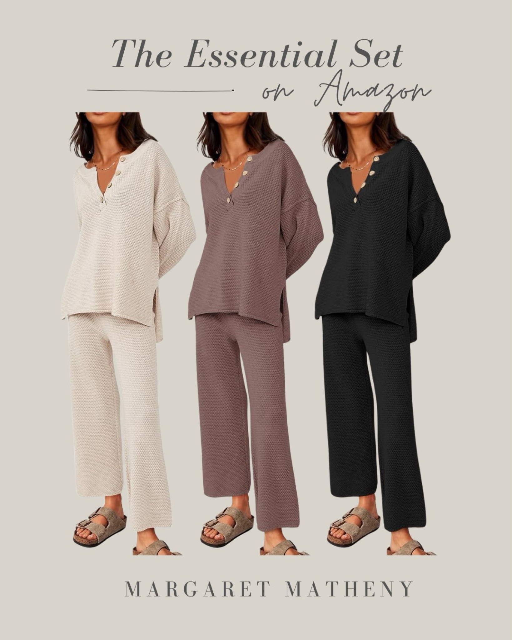 The best and comfiest lounge set that you can dress up or down easily! I wore this throughout my whole pregnancy too. 

#LTKfindsunder100 #LTKfindsunder50 #LTKbump