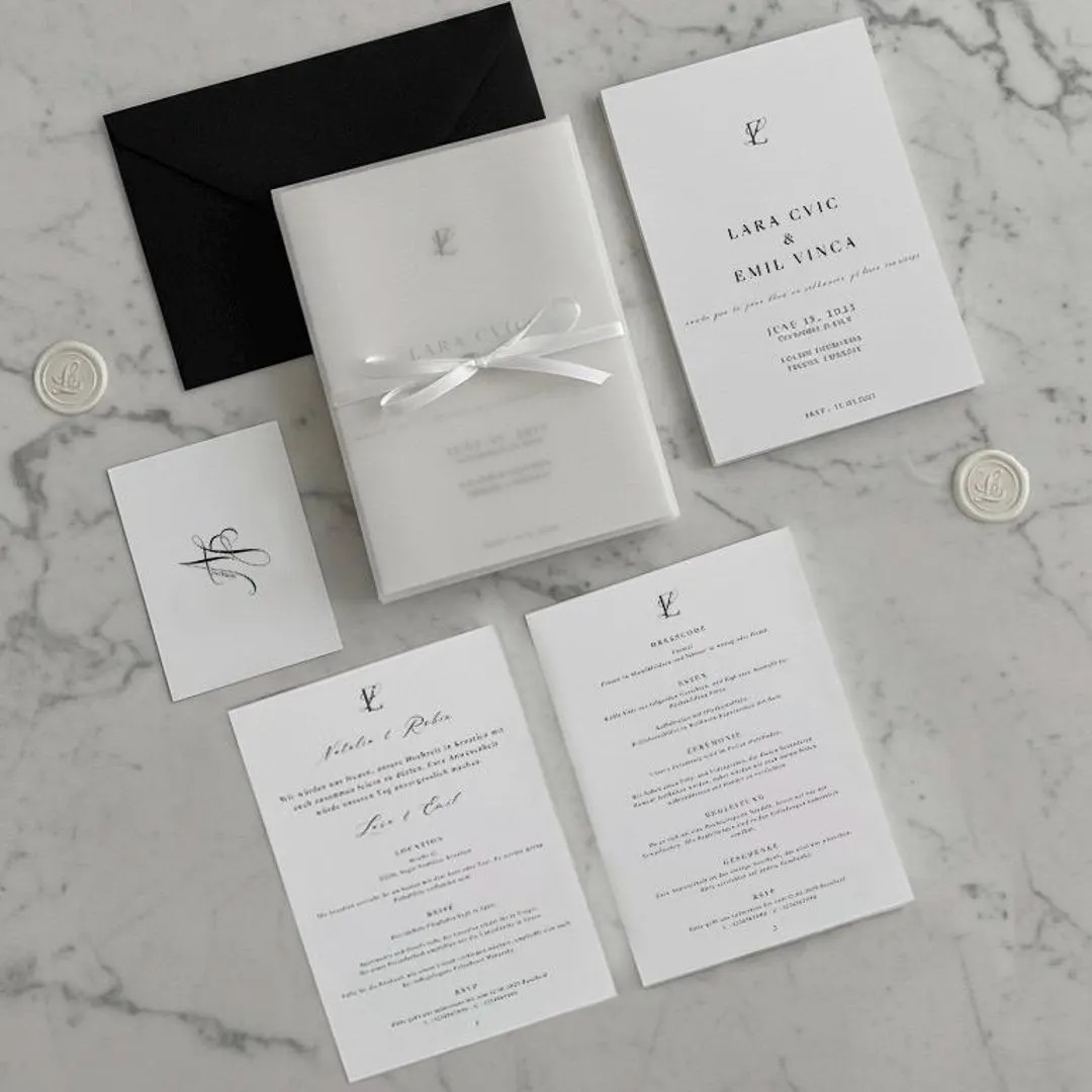 Modern Minimalist Wedding Invitation Template: Editable Canva Set (A5 Digital Download) - Etsy.de | Etsy (US)
