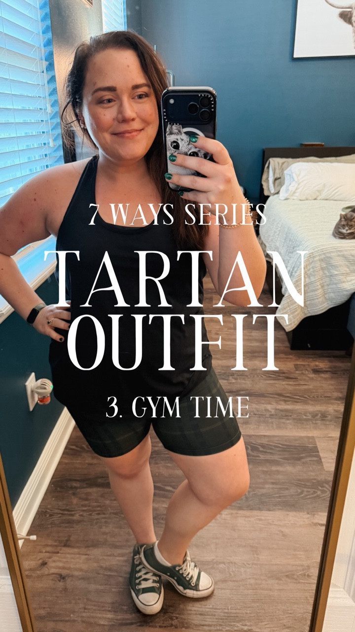 Styling Tartan for the Gym ✨ If you love tartan as much as I do, this one is for you! 🎉

For my next tartan styling installment, I’m sharing an adorable green plaid gym set from @beyondyoga! This would be perfect for any kind of workout, whether you’re into yoga and pilates or CrossFit, like me. 

Side note, who knew you could find cute tartan workout clothes?! 

Anyway, the plaid comes in leggings and bike shorts, along with a cute and comfy sports bra. Wear them as a set or with your favorite black workout tank (I love the @lululemon one featured here). Toss a cute jacket over it for chilly days, grab your water bottle and Fitbit, and you’re good to go!

#LTKActive #LTKHoliday #LTKPetite