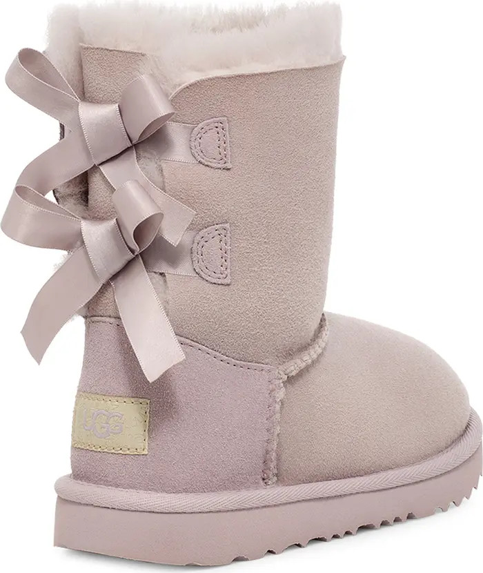 Kids' Bailey Bow II Water Resistant Genuine Shearling Boot | Nordstrom Rack