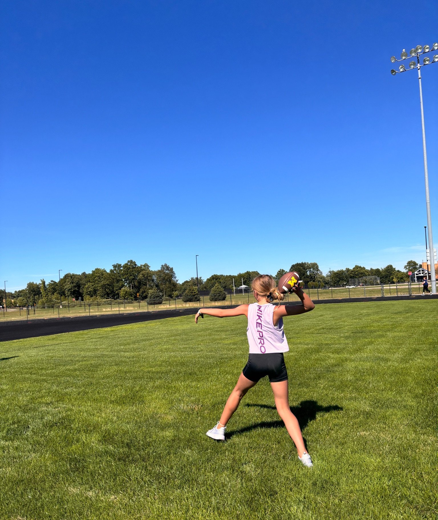 Girls Nike pro outfit biker shorts workout tank - Hadleys wearing a medium short. 

#LTKActive