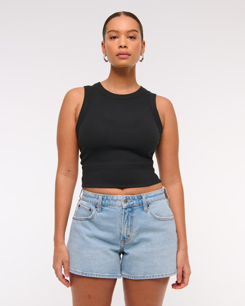 Women's Mid Rise A-Line Short | Women's New Arrivals | Abercrombie.com | Abercrombie & Fitch (US)