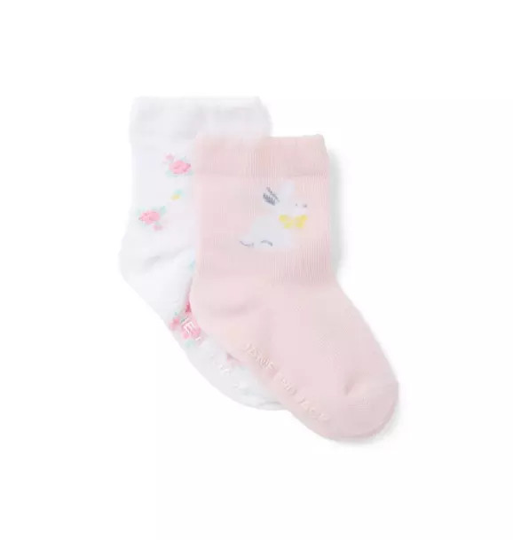 Baby Flower And Bunny Sock 2-Pack | Janie and Jack