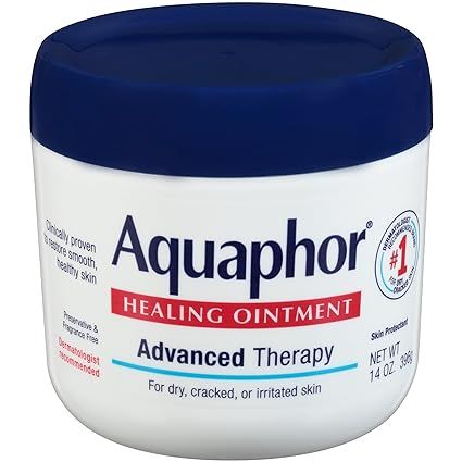 Aquaphor Healing Ointment - Moisturizing Skin Protectant for Dry Cracked Hands, Heels and Elbows ... | Amazon (US)