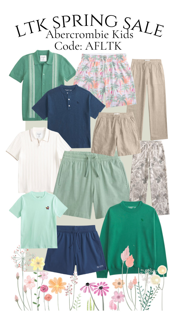 The LTK Spring Sale is here and you can save big on these goodies for you boys from Abercrombie!! Use code: AFLTK at checkout! 

 #LTKSpringSale #LTKSaleAlert #LTKKids