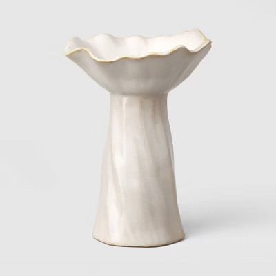 Short Sculpted Foliage Taper Candle Holder - Threshold™ | Target