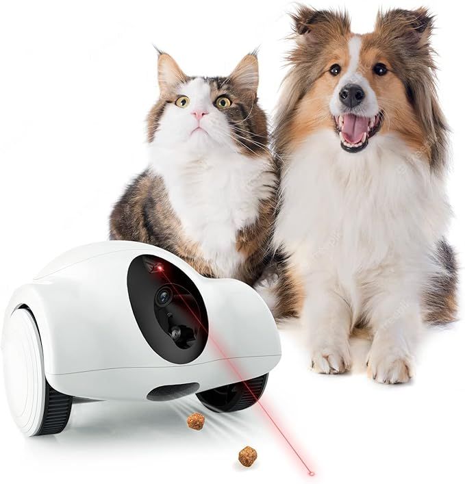 Dog Camera, Pet Camera Indoor with Phone App Cat Camera 15 Days Long Standby Pet Robot for Dog Tr... | Amazon (US)