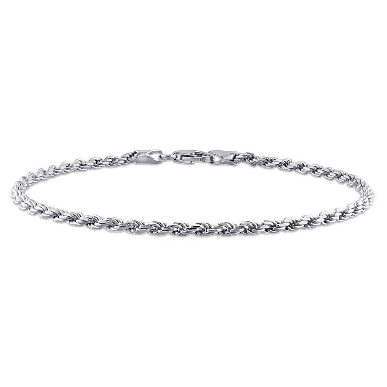 Everly Men's Sterling Silver Bracelet - Walmart.com | Walmart (US)