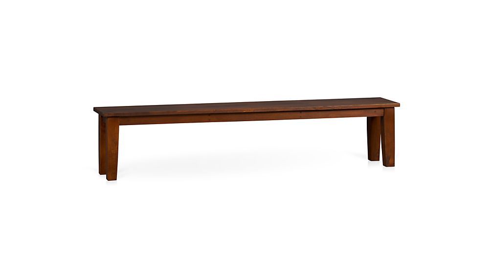 Basque Honey 84" Bench | Crate & Barrel