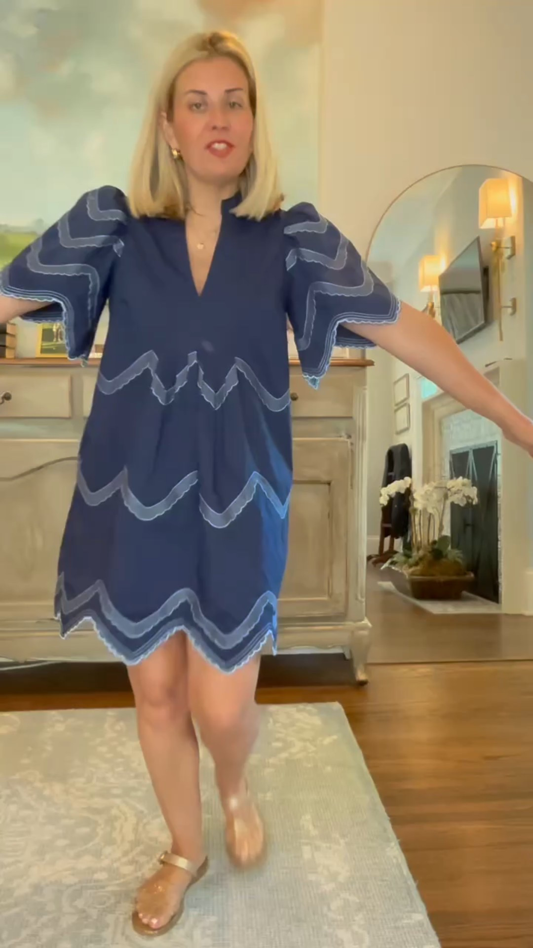 Y’all LOVE this dress every time I wear it! Now is the time to grab it! Comes in pink too! 

Dress - xs 
Jelly Sandals - 8/9


#LTKOver40 #LTKmomlife #LTKdayinmylife