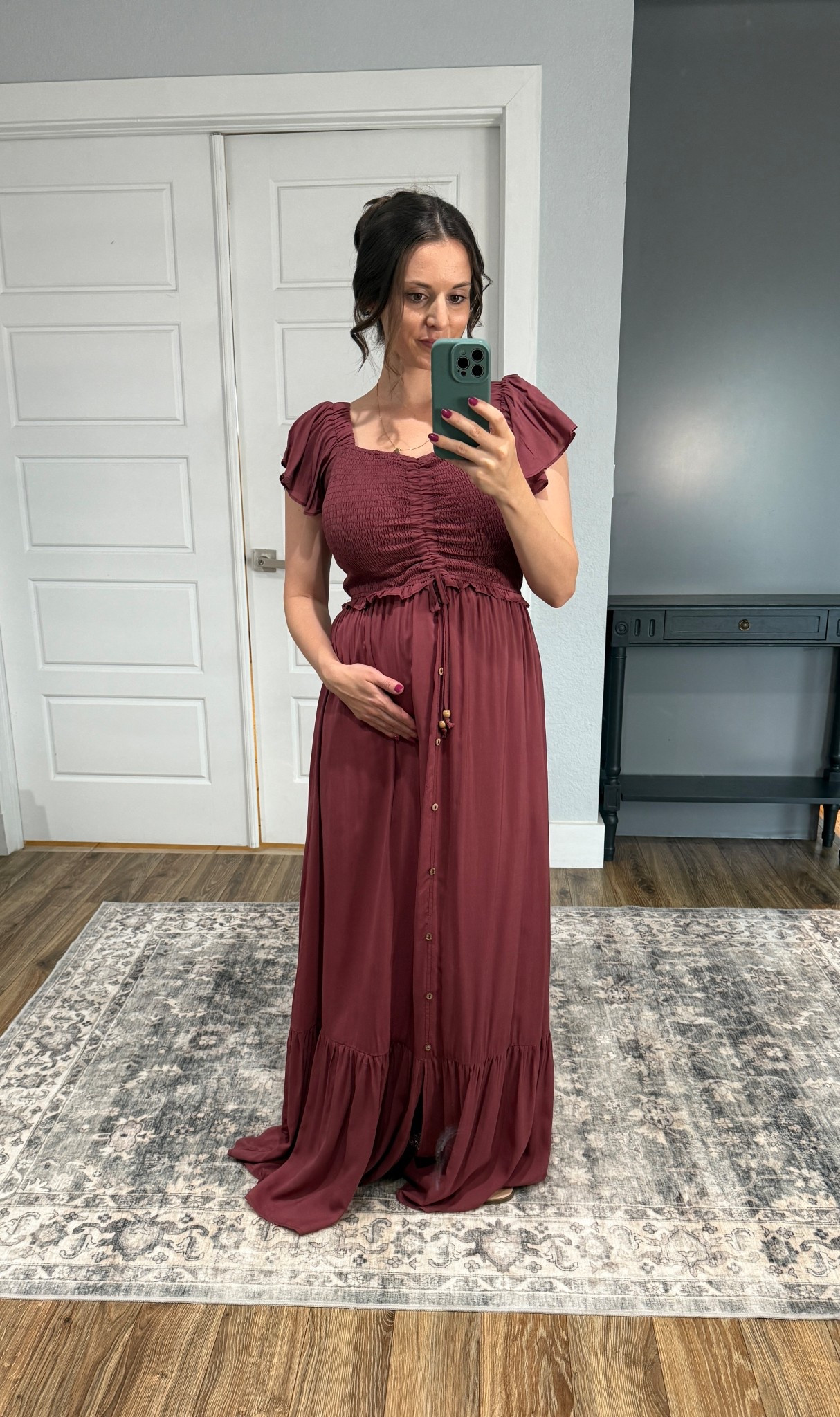 I am 5’3 
34DDD chest
Wearing a medium. 

#LTKBump #LTKFindsUnder100